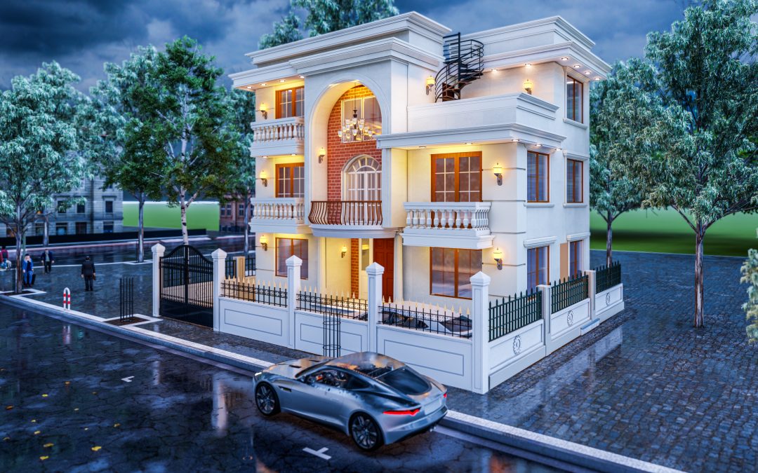 Neo-Classical Bungalow 3D